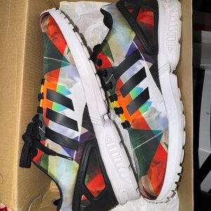 Adidas Multicolor Geometric Sneakers